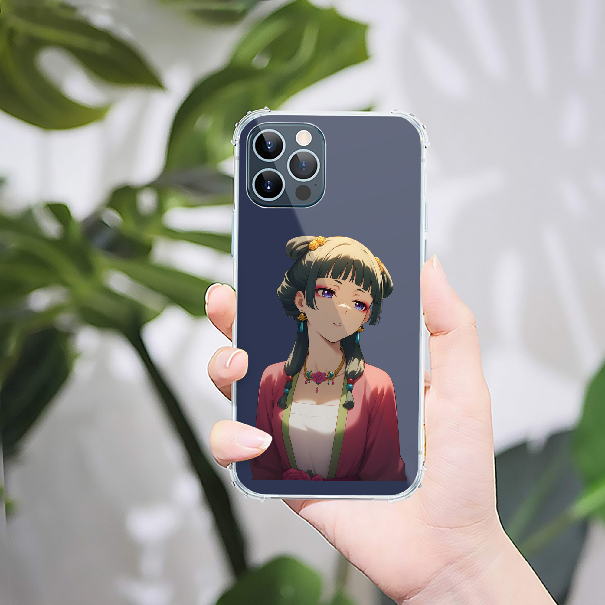 （画像用） 薬屋のひとりごと The Apothecary Diaries 【iPhone 12シリーズ対応】透明スマホケース（クリアソフトケース）